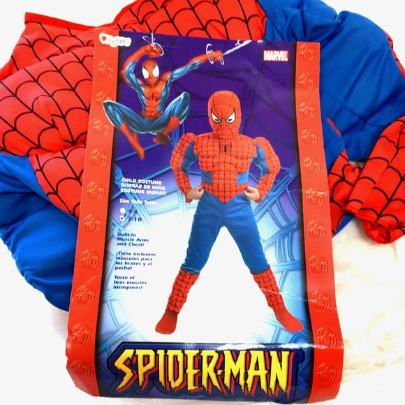 Spiderman Deluxe Muscle Chest Costume NOS  2003 NWT - Picture 1 of 16